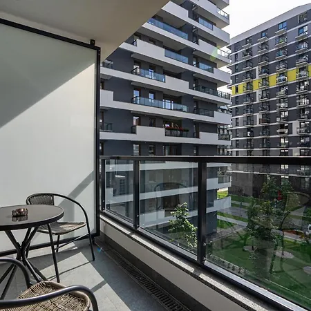 Kasprzaka 29A Business Apartments N1 - Parking, Balcony, Targi Expo - By Rentujemy Apartment